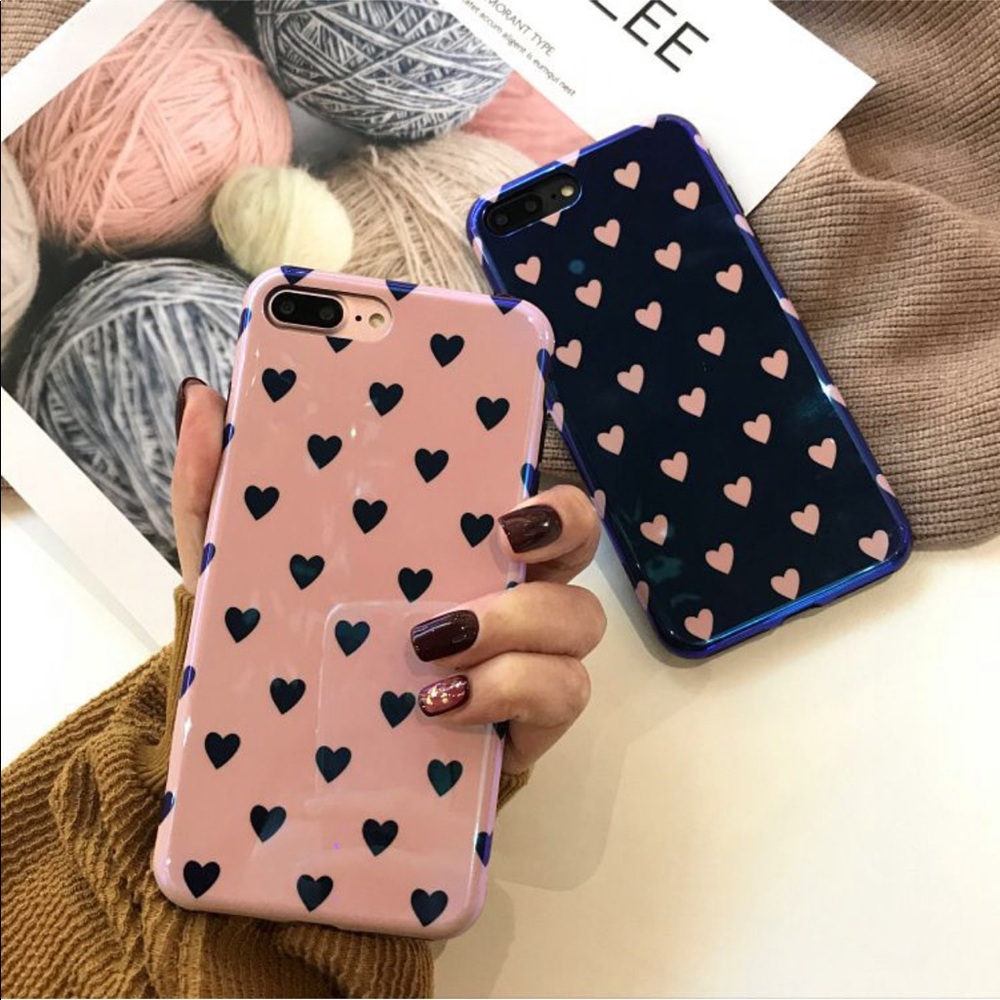 Hearts Print iPhone Case